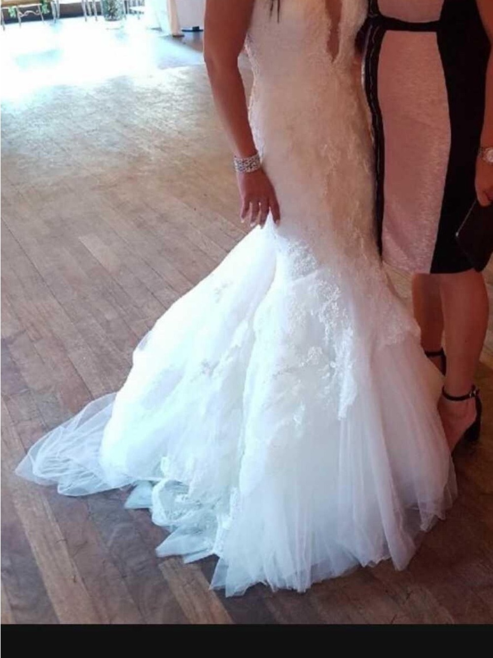 White Tulle Mermaid Skirt for Women
